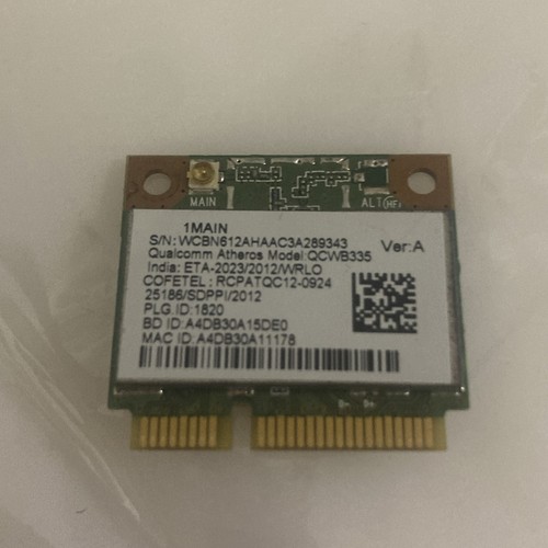 Atheros qcwb335 wifi - atheros,