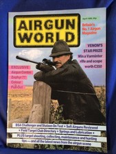 AirGun World April 1986. BSA Challenger & Stutzen/Webley Vulcan/Zephyr 77.