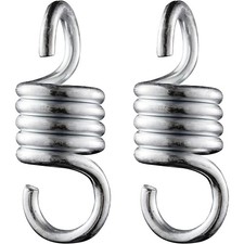 Heavy Duty 550 LBS Capacity 4" Spring Hammock Chair Porch Swing Suspension 2 Pcs