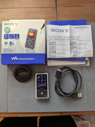 Sony walkman nwz s618f 8gb - walkman,