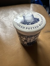 Bin stilton pot blue white - bin,