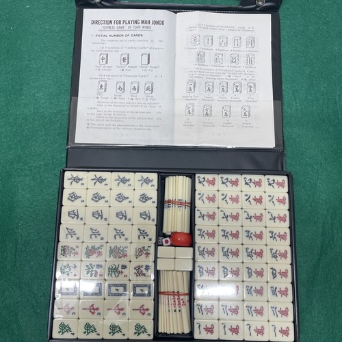Mah jong set - mah,