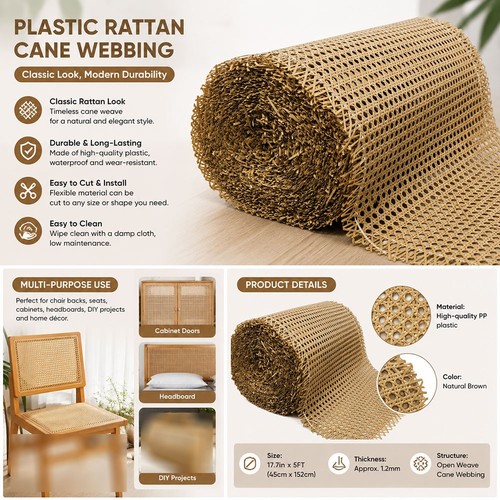 Rattan style decor panel - pe,