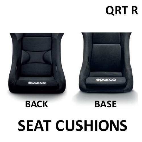 Sparco seat cushions for qrt - cushions,
