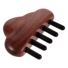  Meridian Brush Massage Brush: Handheld Wooden Scalp Massager - Meridian Gua Sha