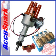 Ford Capri MKI,II 1.6,2.0 Pinto Electronic Ignition Distributor Red Rotor+ Plugs
