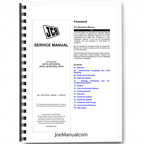 Jcb js115 js130 - js115,