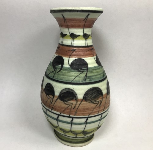 Studio pottery vase hand - pottery,