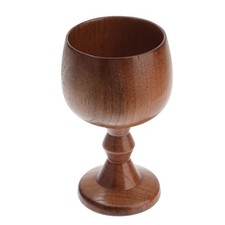 Wooden Wine Goblet Stem Cup