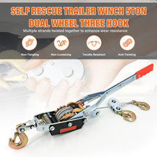 4 Ton Rachet Come Along Hand Winch Portable Heavy Duty Hand Power Cable Puller