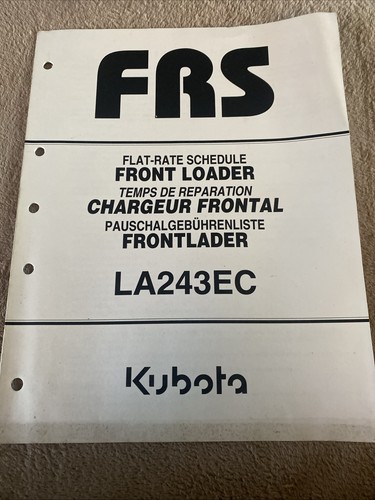 Kubota front loader la243ec - front,