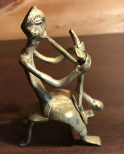 Akan West African Ashanti Figure Brass Metal Gold Weight Mrammou