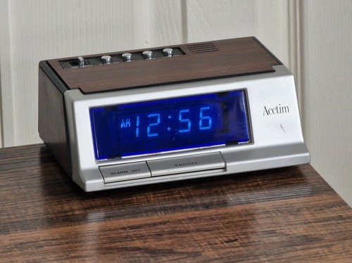 Acctim electronic alarm clock - electronic,