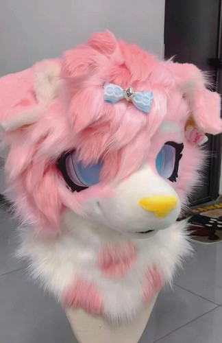 Fursuit long haired dog fox - fursuit,