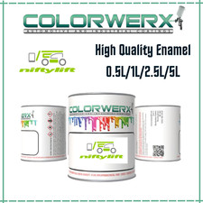 Nifty Lift Green/Blue/Black Paint – High Quality Enamel – Spray or Brush 0.5L-5L