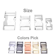 3/8"-1" Metal Side Release Buckle For DIY Paracord Bracelet BackPack Strap Craft