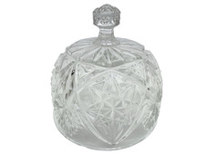 Vintage Pressed Clear Glass