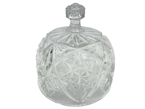 Vintage pressed clear - clear, glass