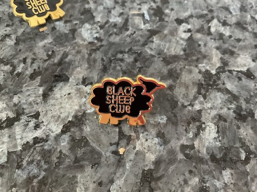 Black sheep club - black, enamel