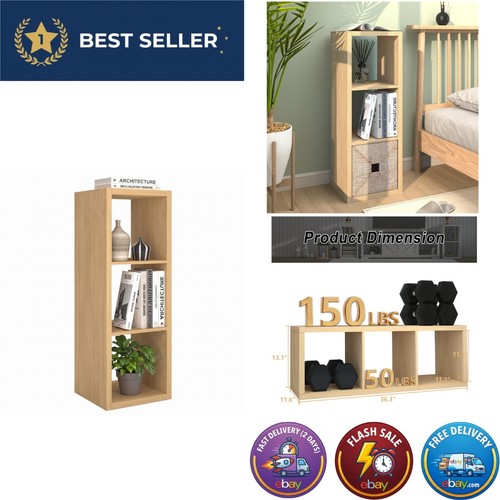 Cube storage organizer shelf - 3-cube,