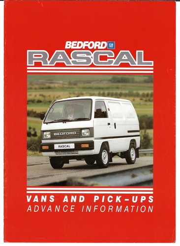 Bedford rascal 1985 - bedford, 1985-86