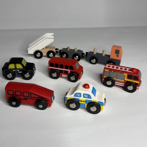 Wooden toy car lot - wooden,