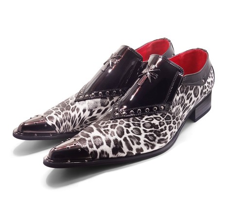 Mens leopard print metal - mens,