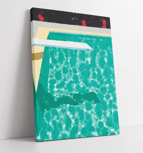 Green pool diving board - w/,