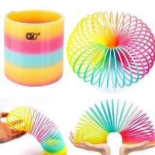 1-2PC Retro Springy Slinky Toy