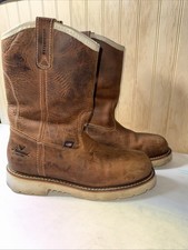 Thorogood 804-3320 Men's 11" Leather WP Steel Safety Toe Work Boot Size 9.5 D