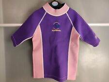 6-7 years Half Sleeve Swim Jacket Konfidence Wetsuit  PinkNeoprene Swimwear 