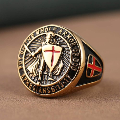 Mens stainless steel signet - mens,