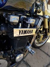 YAMAHA XJR 1200 / 1300 MIRROR POLISHED STAINLESS STEEL ENGINE COVERS 1998 E003