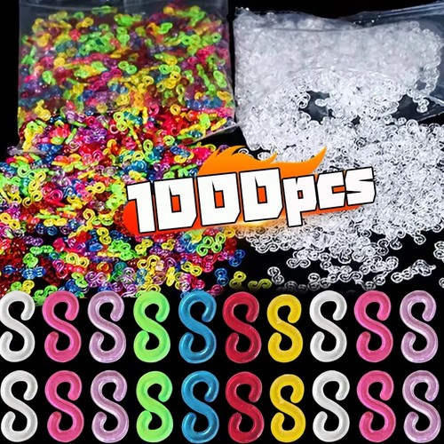 100 1000pcs clear clips for - 100/1000pcs,