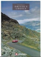Vauxhall Range 1990-91 UK Brochure Nova Astra Cavalier Calibra Carlton Senator