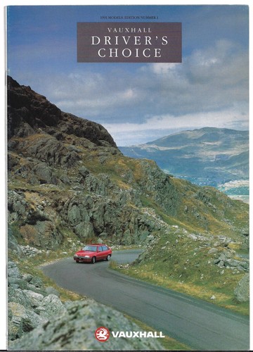 Vauxhall range 1990 - 1990-91, uk