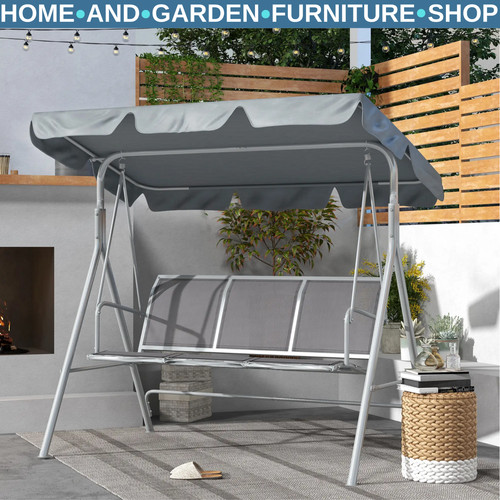 Metal garden swing chair - metal,