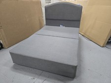 Vi spring Premier Double Pocket Spring Divan Bed Base 135 x 190cm + Headboard