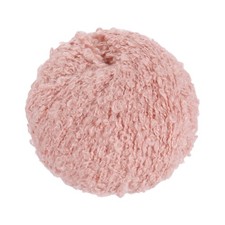 Wool Acrylic Fancy Loop Yarn, Wool Roving Yarn(50 Grams, Deep Pink)