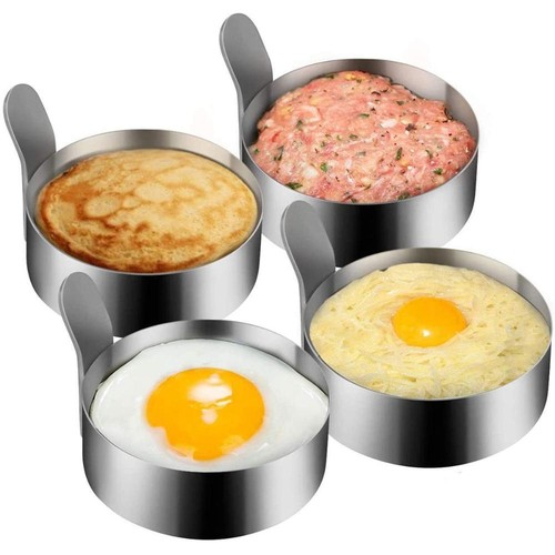 Fried egg rings round - 2/4/6,