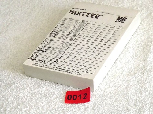 Official yahtzee large - yahtzee,