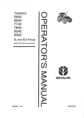 Ford new holland tractor - new,