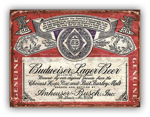 Budweiser style metal - style,