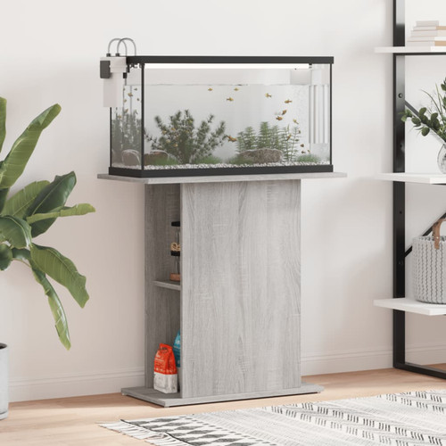 Aquarium stand grey sonoma - grey,