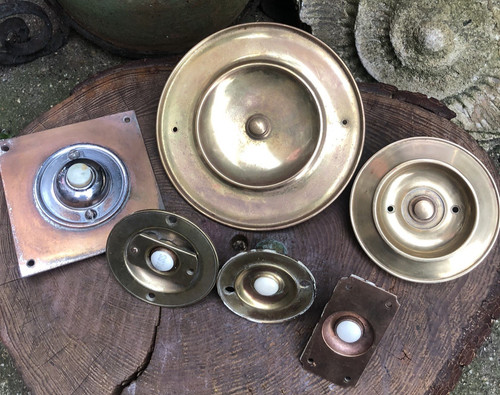 Antique vintage bell push - bell,