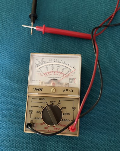 Vintage tmk analog multimeter - analog,
