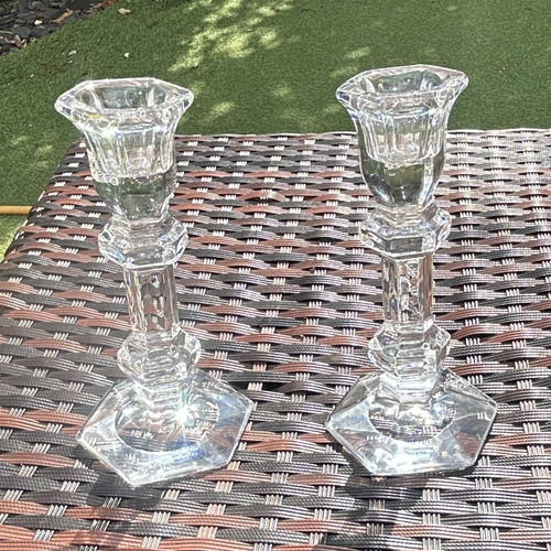 Irena crystal candlesticks - irena,