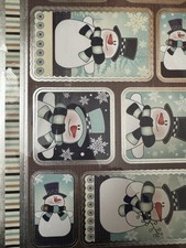 Kanban Christmas die cut topper sheets