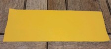 Yellow 14" x 5.5" 100% Top Quality leather 1 offcut 1.1mm Craft patch repair 