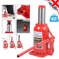 Hydraulic Bottle Jack 32 Ton Manual High Lift Automotive Car Repair Shop 4WD Van